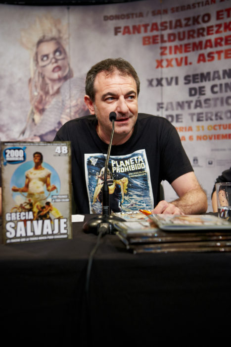 Manuel Valencia, del fanzine 2000maníacos. Foto: Donosti Kultura.