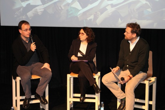 Pablo Berástegui, Núria Oller, e Iker González, uno de los más de 200 cantantes no profesionales. Foto: 2016