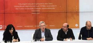 Asensio, esta mañana en la Diputación. Foto: Diputación