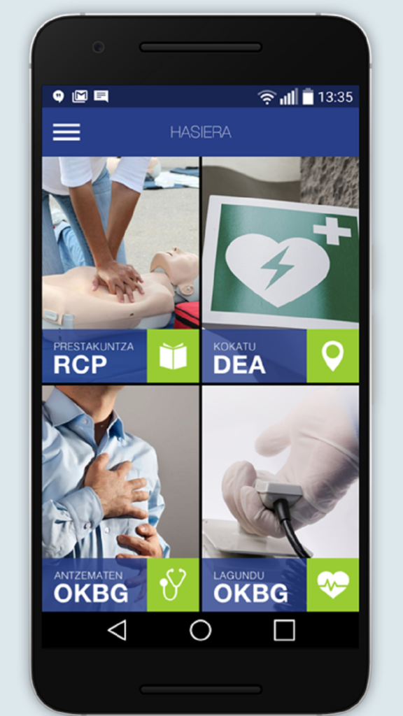Más de 3.500 personas disponen de la App vasca de atención al paro cardíaco 6 app Más de 3.500 personas disponen de la App vasca de atención al paro cardíaco