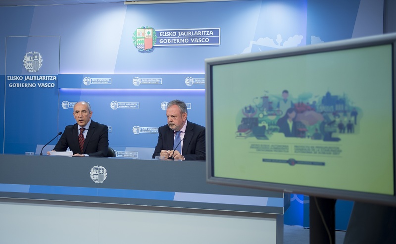 presupuestos Sanidad, Educación y Servicios Sociales se llevan el 76% del Presupuesto vasco