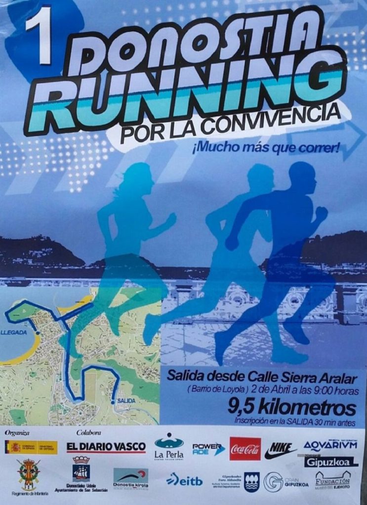 carrerafalsa La falsa carrera 'Donostia running por la convivencia'