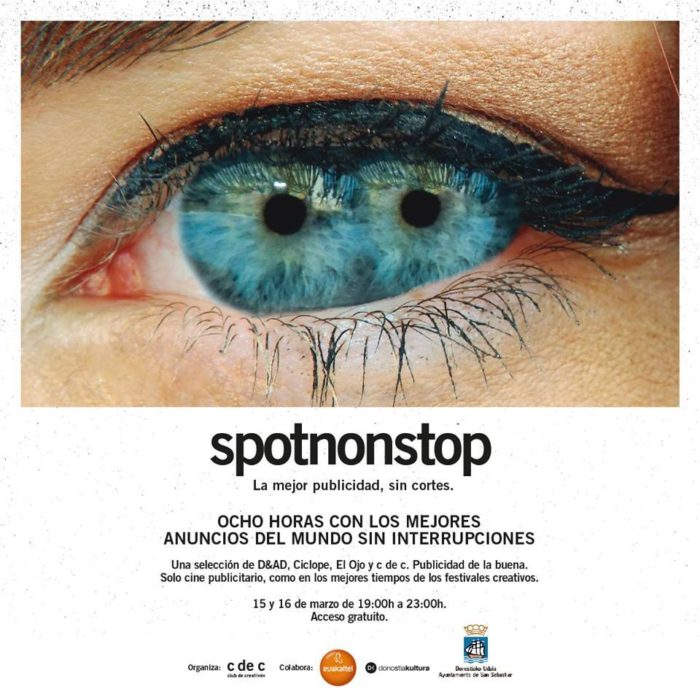 spotnonstop El Club de Creativos busca al gran público desde hoy llevando a pantalla grande la mejor publicidad