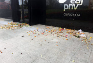 Ataques a la sede del PNV por las obras de la incineradora 5 ataque-pnv2