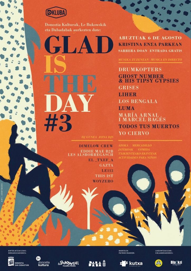 Glad is the day cartel Agenda para el fin de semana