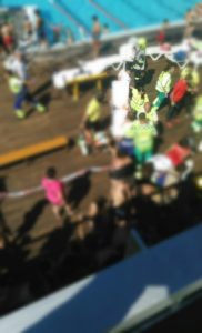 Un centenar de afectados tras el escape tóxico en una piscina de Tolosa 3 Tolosa4 Protección Civil Un centenar de afectados tras el escape tóxico en una piscina de Tolosa