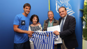 Foto socios 75 años Fieles a la Real Sociedad desde los años 40