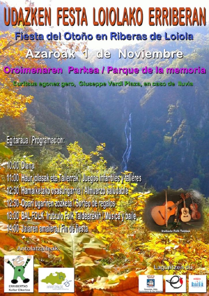 haritzalde Otoño Haritzalde prepara la fiesta del otoño y su 25 aniversario