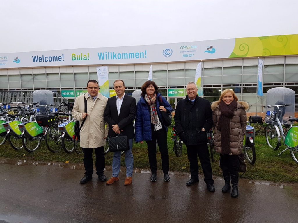 Bonn Diputación participa en la Cumbre del Clima en Bonn para dar forma al futuro Centro de Cambio Climático