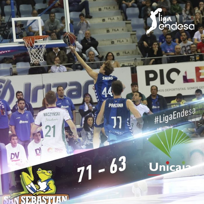 Delteco Gipuzkoa Basket gana en casa en un partido muy reñido ante Unicaja 1 GBC Unicaja Delteco Gipuzkoa Basket gana en casa en un partido muy reñido ante Unicaja