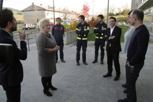 IMG1910 Sólo una persona afectada por el fuego en Zumarraga permanece hospitalizada