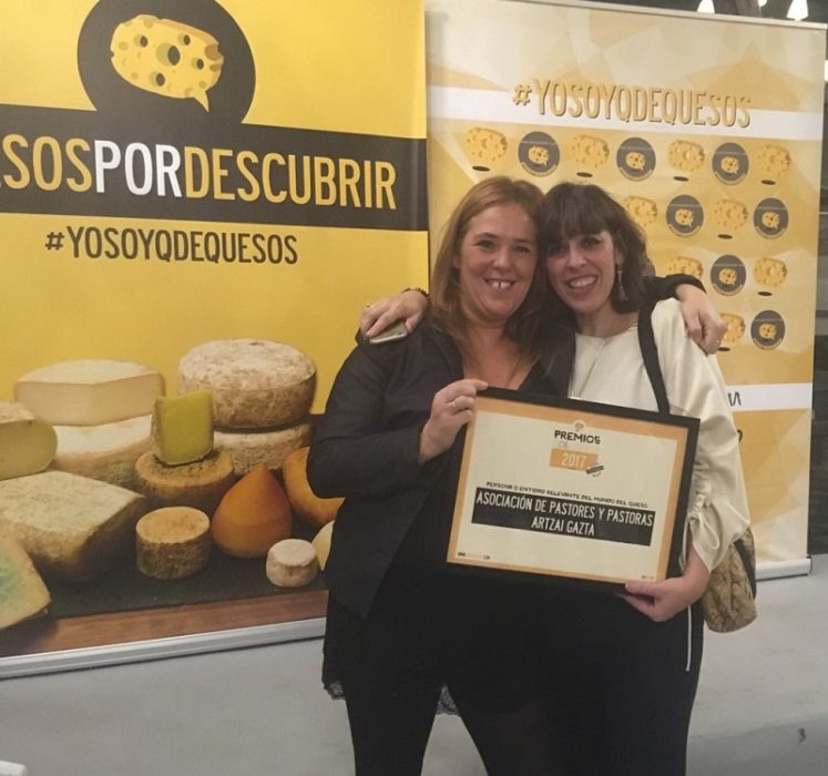 aRTZAI gazta Artzai Gazta es galardonada con el premio Q de Quesos en Madrid