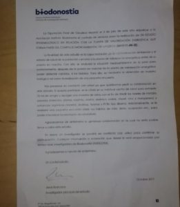 biodonostia 261x300 - El Movimiento Anti incineración llama a la desobediencia ante las peticiones de colaboración de Biodonostia