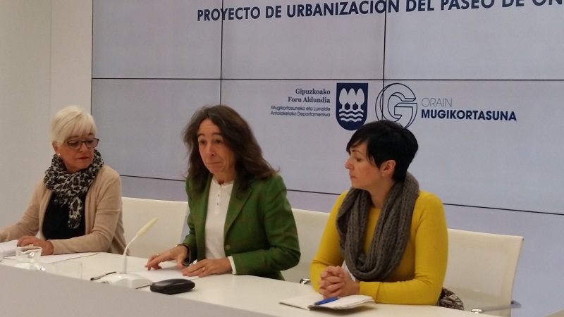 Presentación del proyecto, hoy, en la Diputación, a cargo de Marisol Garmendia. Foto: Diputación