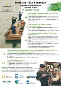 Sagardo Apurua para disfrutar de estos días festivos 3 Cartel Sagardo Apurua Sagardo Apurua para disfrutar de estos días festivos