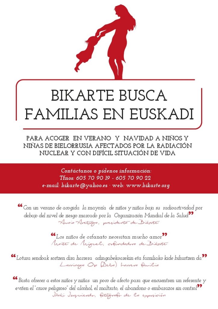 Bikarte1 Bikarte necesita familias para traer a niños de Bielorrusia en verano