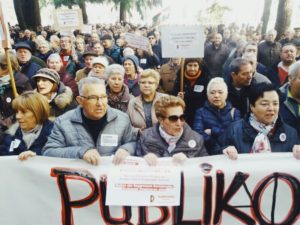 2018 02 22 12.00.08 1 800x600 Los jubilados se unen para rechazar una subida de las pensiones que "es una burla"
