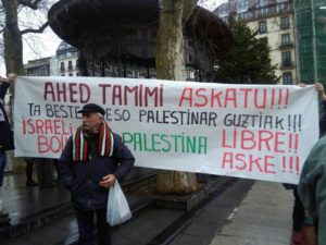 Concentración en el Boulevard por la liberación de Ahed Tamimi 4 Palestina
