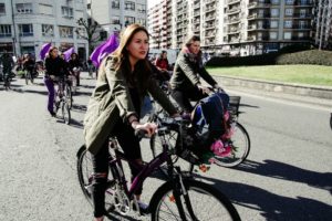 LRM EXPORT 20180308 113608 800x534 8M: Con la 'bicicletada desobediente' comienzan las movilizaciones feministas