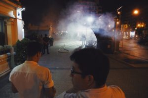 2018 05 21 11.50.39 1 800x532 Un incendio provoca una intensa humareda en el Paseo de la Concha