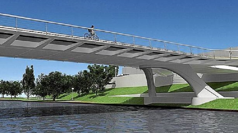Imagen del diseño del futuro puente.