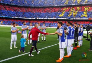 Real Barcelona3 300x206 - Último partido de la temporada con derrota y muchas emociones para la Real Sociedad
