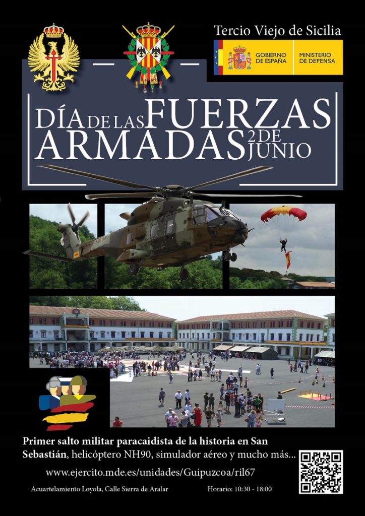 Salto en paracaídas y más actividades en el Cuartel de Loiola 6 paracaidas Salto en paracaídas y más actividades en el Cuartel de Loiola