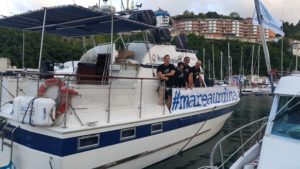 Marea Urdina2 Marea Urdina: arranca la travesía por la costa gipuzkoana en nombre del autismo