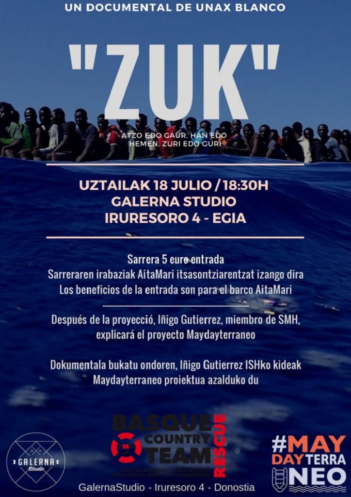Estreno en Galerna Studio de 'ZUK', el documental sobre los refugiados 11 ZUK Estreno en Galerna Studio de 'ZUK', el documental sobre los refugiados