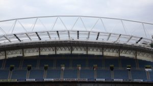 cercha3 La tercera cercha ya está colocada en Anoeta