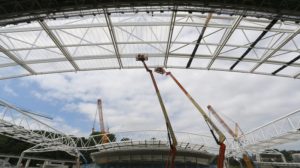 El estadio de Anoeta cobra forma 2 cercha4 2 El estadio de Anoeta cobra forma