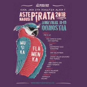 Piratas1 300x300 - Donostiako Piratak: Mucha música y el ya mítico Abordaje en el programa festivo