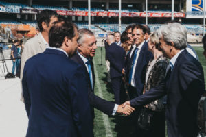 DSF1035 Urkullu destaca "el trabajo en equipo" que supone la remodelación de Anoeta