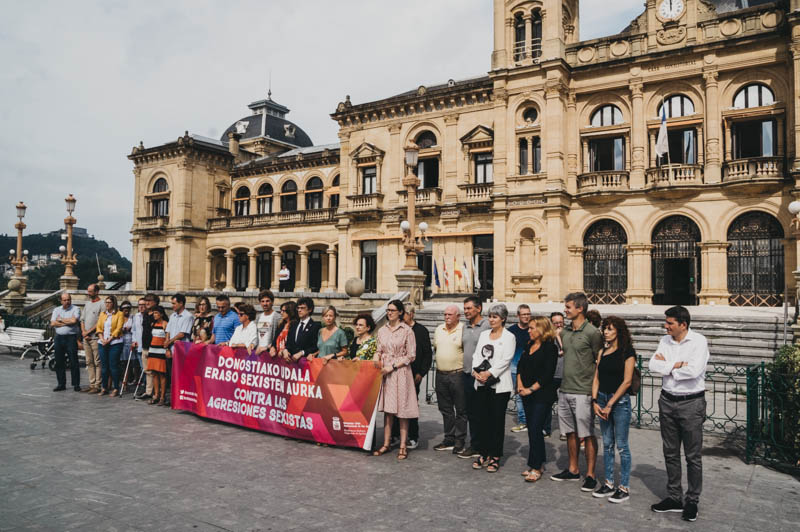 El 4 de septiembre frente al Ayuntamiento. Foto: Santiago Farizano