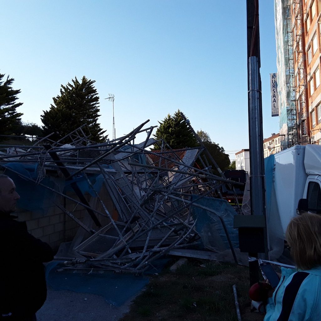 ELA denuncia la precariedad en la construcción tras el accidente de Irun 1 Irun ELA denuncia la precariedad en la construcción tras el accidente de Irun