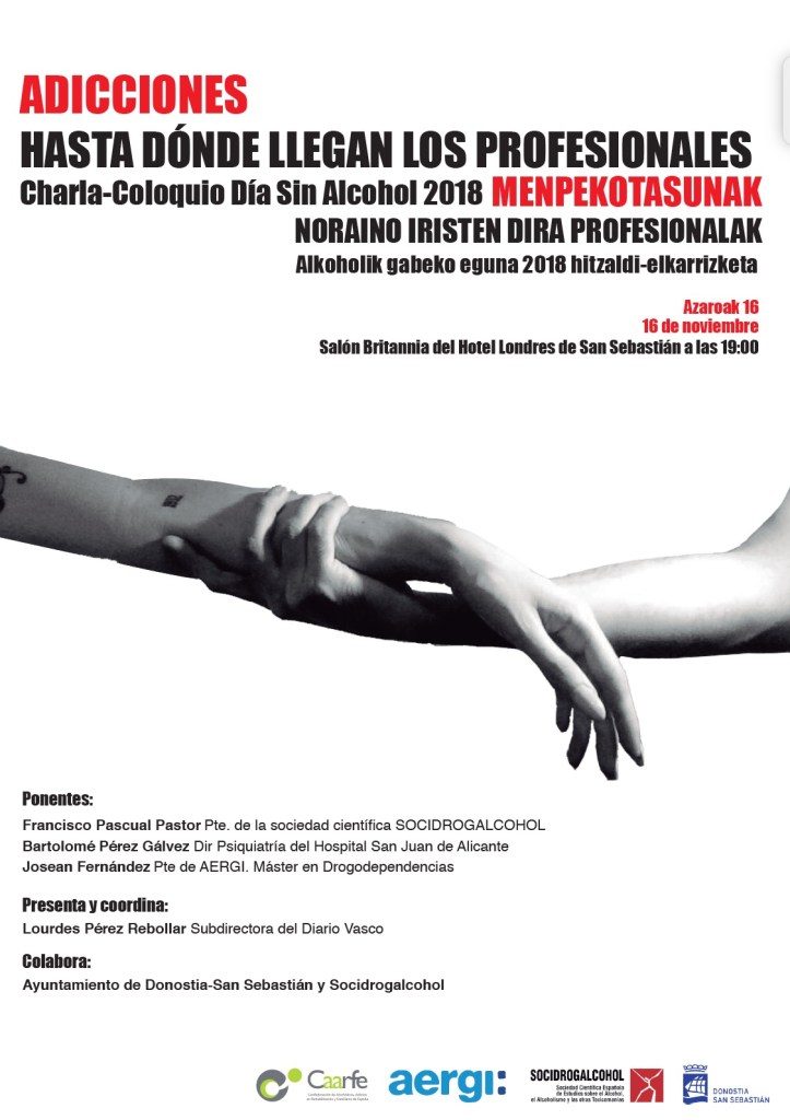 AERGI "Adicciones: hasta dónde llegan los profesionales”, tema central de la VII jornada sobre alcoholismo