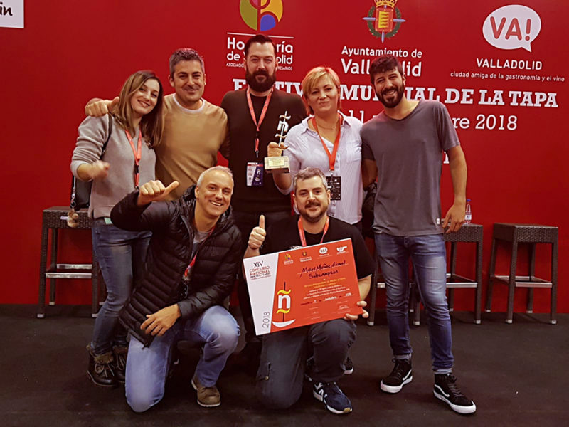 Gran Sol El Gran Sol de Hondarribia, subcampeón en el Concurso Nacional de Pintxos