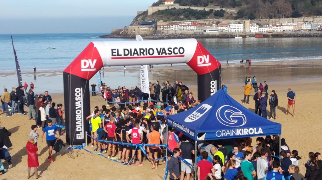 IMG 20181224 WA0000 Mañana de Nochebuena a la carrera por los arenales donostiarras