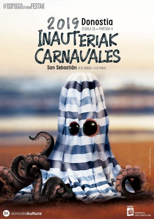 Cartel del Carnaval 2019 en Donostia.