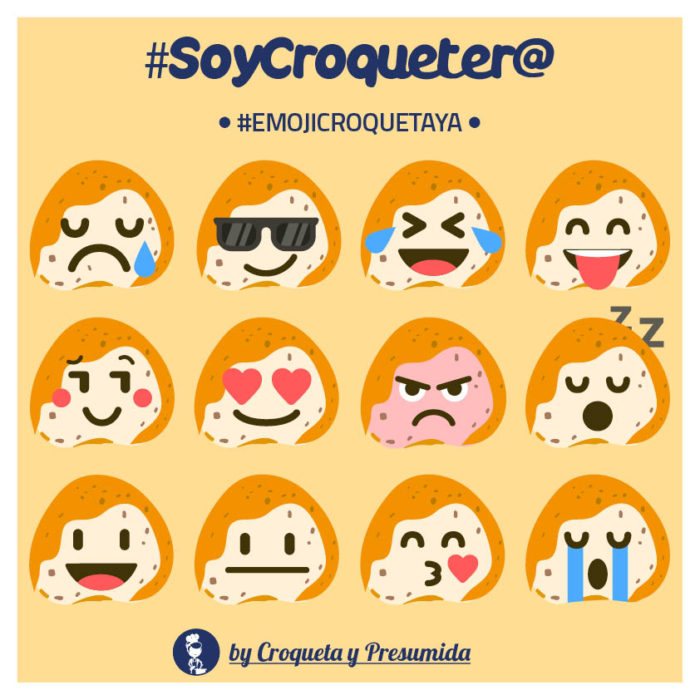 EMOTICON CROQUETA 2019 Un Emoji para celebrar el Día Internacional de la Croqueta