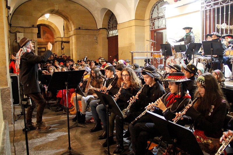 'Banda Gazte' de la Escuela de Música de Donostia. Foto: Donostiako Udala.
