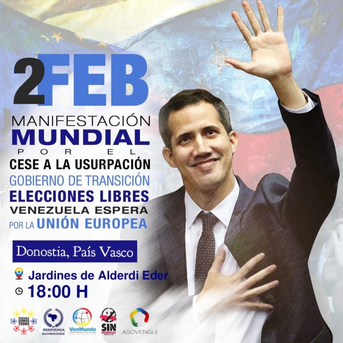 Asovengui Los venezolanos de Asovengui piden "elecciones libres"