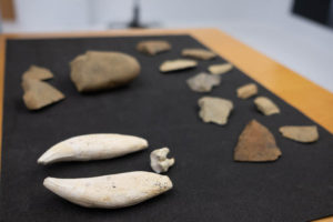 DSCF0930 300x200 - Hallados en Praileaitz restos arqueológicos del Paleolítico Inferior