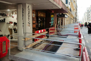 DSCF1462 Donostia Defendatuz exige un estudio geotécnico "ante las grietas y vibraciones de las obras del metro"