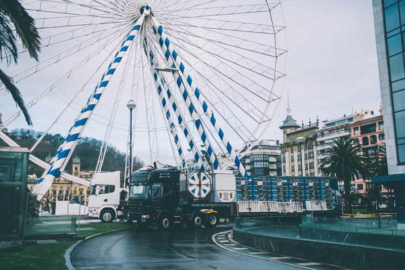 DSF4380 Se paraliza el desmontaje de la noria por carencias de seguridad