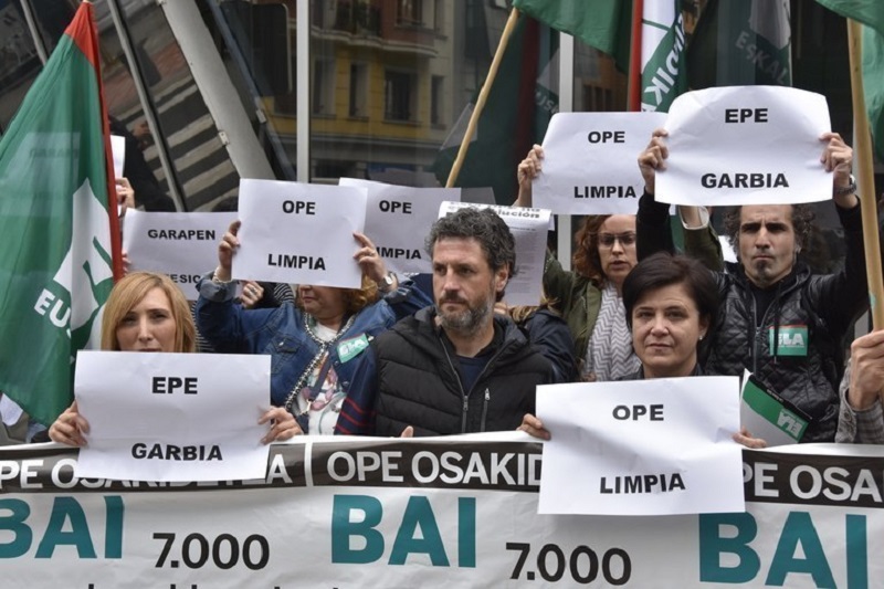 OPE La Fiscalía ve "indicios de revelación de secretos" en la OPE de Osakidetza