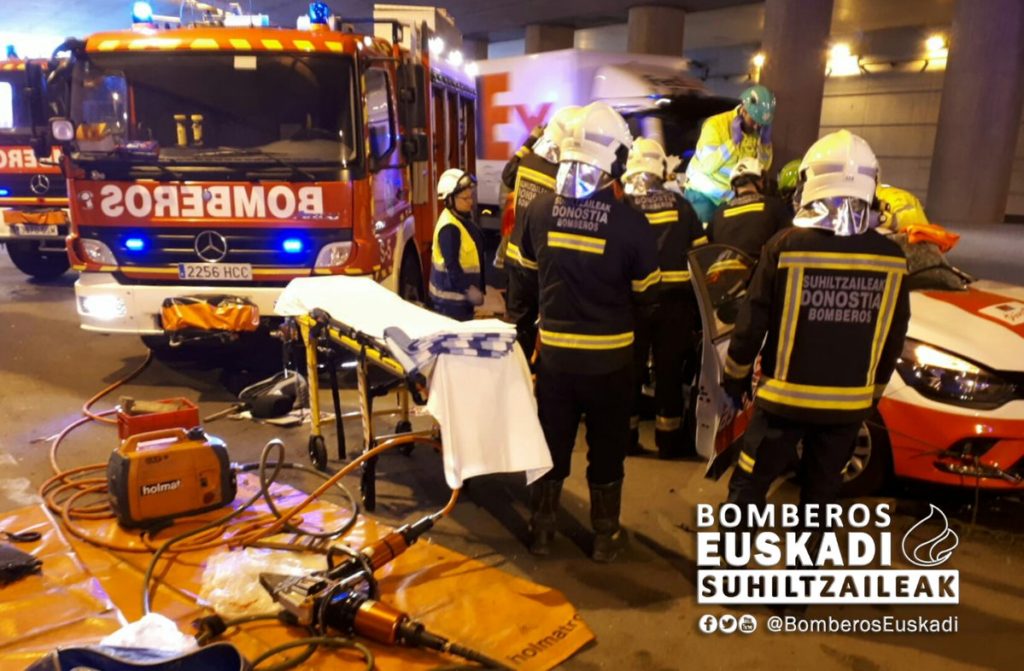 Dos accidentes graves en Andoain y Urnieta en poco más de una hora 11 Urnieta Dos accidentes graves en Andoain y Urnieta en poco más de una hora