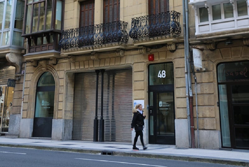 Número 48 de la C/ San Martín, donde se ubicará Urbanismo durante unos años. Foto: Ayto.