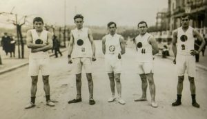 1919 Participantes primera Behobia 300x173 - Un siglo exacto de la primera Behobia-San Sebastián