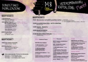 8M programa El 8M donostiarra dará luz al papel de las cuidadoras y a sus reivindicaciones